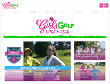 Tablet Screenshot of girlsgolf.org